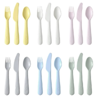 Ikea plastic kinder mes